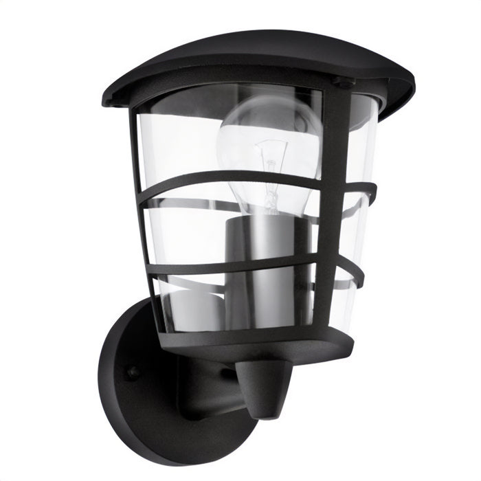 Outdoor up applec Wall Lantern 1*E27 in Black Finish IP44