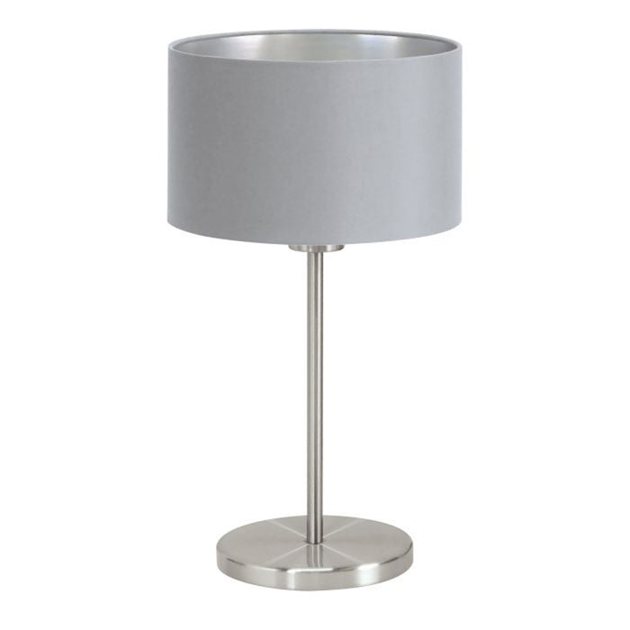 EGLO Grey and silver steel lampshades grey lamp shade