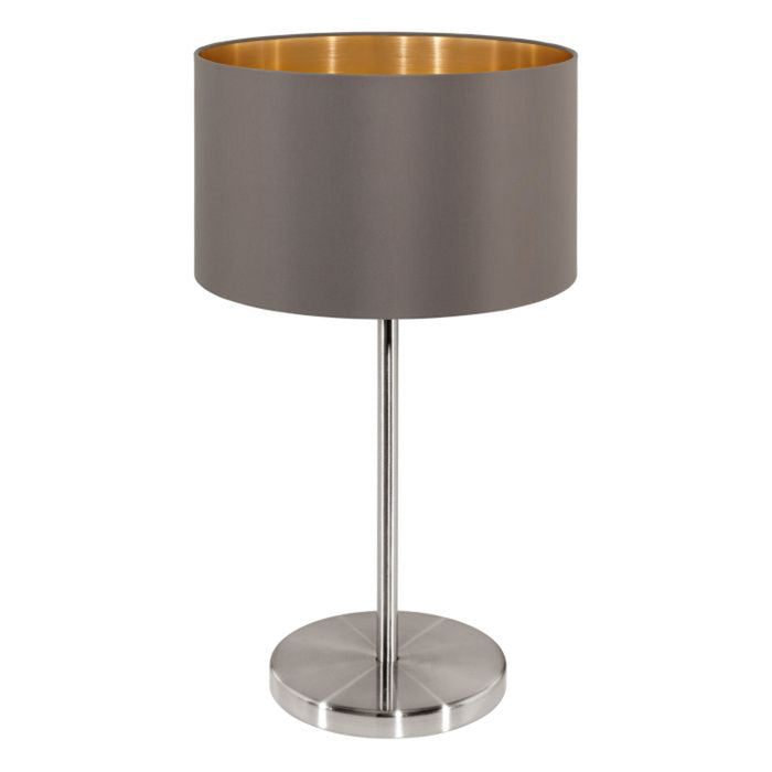 EGLO Grey and gold steel lampshades grey lamp shade