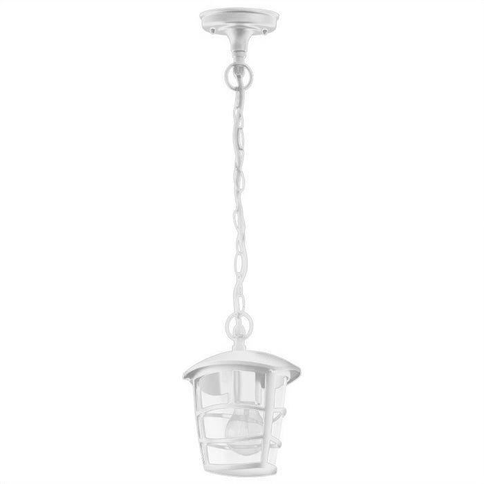 weatherproof outdoor light pendant light is a traditional looking  1*E27 in White Finish IP44