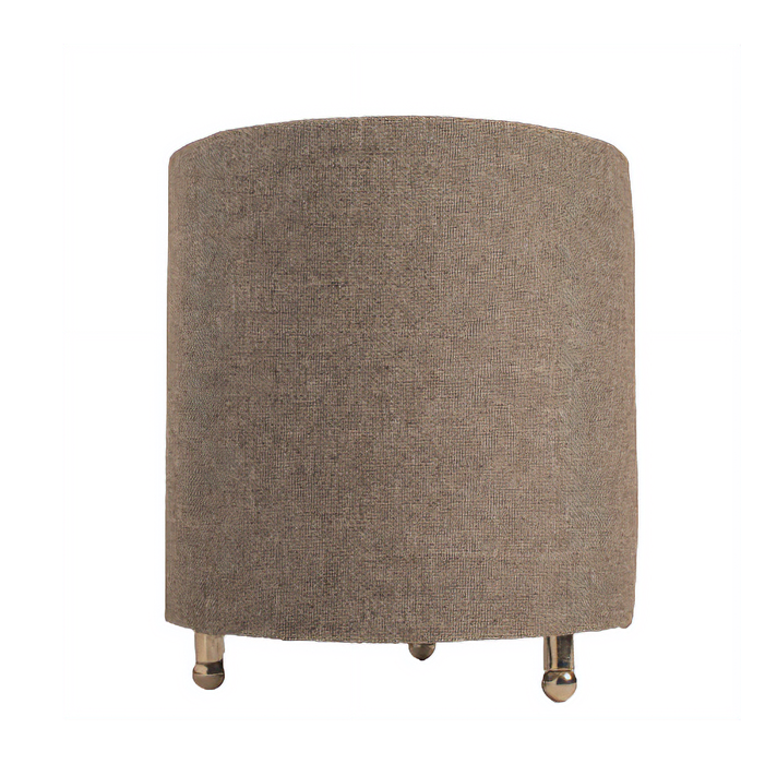 Lampshade beige color linen material