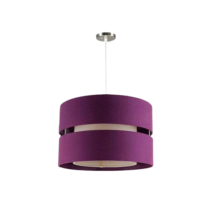 Modern chandelier purple color