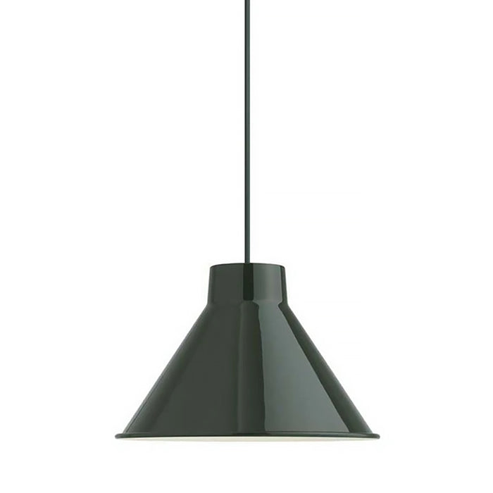 Black single pendant light  steel