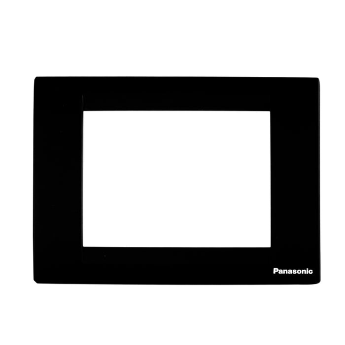 3M plate with mounting frame Black Roma Panasonic