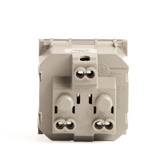 German socket with cover 16A Gray Thea Panasonic