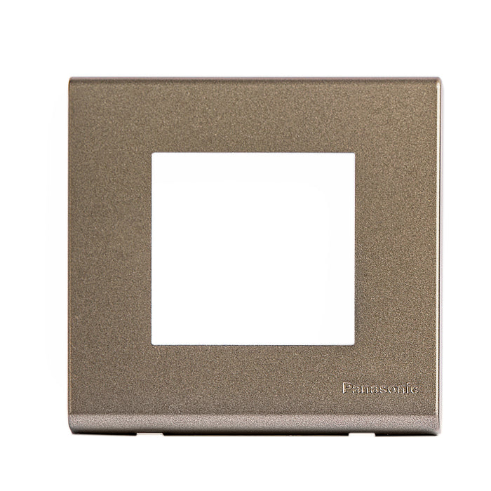 Square plate for multi socket Gray Wide Panasonic