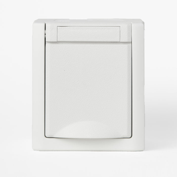  بريزة شوكو خارج الحائط 10امبير 250 فولت IP54-أبيض-باناسونيك