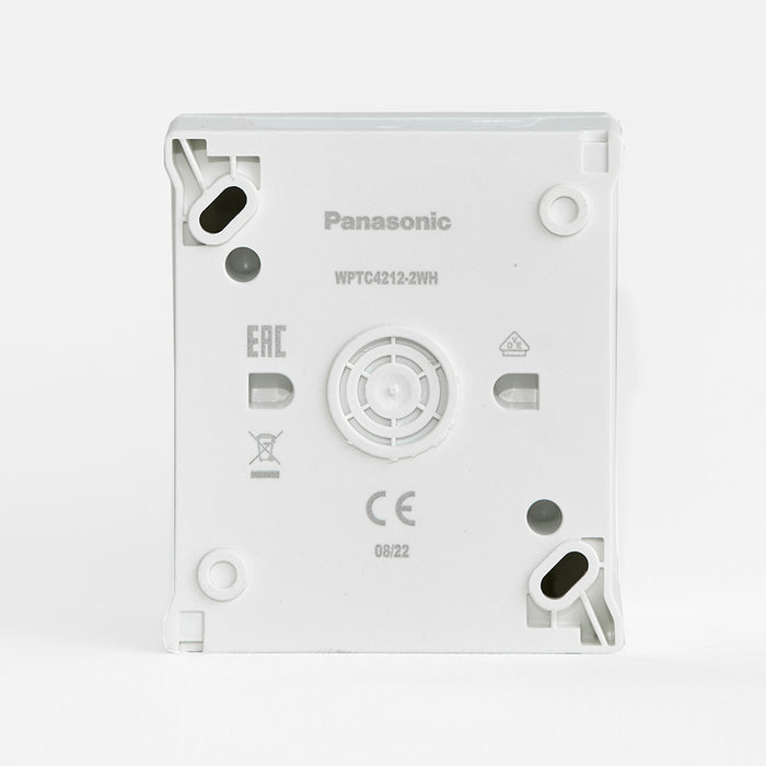 Surface mounted german socket 10A 250V IP54 White Panasonic