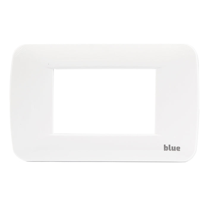 3M plate with mounting frame white