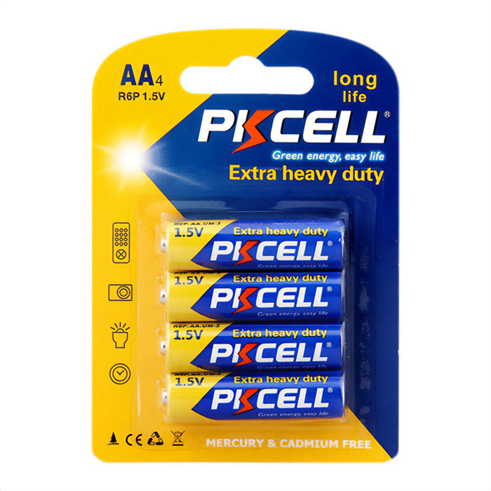 PK Cell AA Extra Heavy Duty Alkaline Pack Of 4