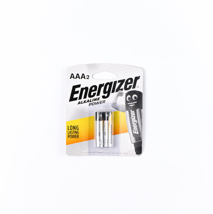 Energizer Alkaline AAA Pack Of 2