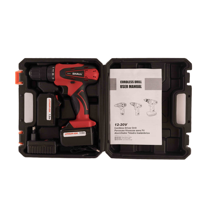 Shall Cordless Impact Drill 16V.- Two Speed Lever