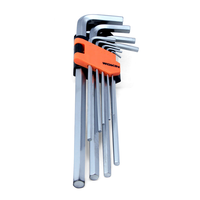 Wokin 9PCs. Allen Key Long Arm Diff. Size Hex Key Set — ElSewedy Shop