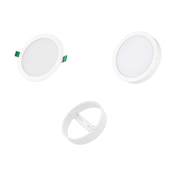 luma Recessed/Surface downlight led circular panel 24w ip44 4000k - ElSewedy Shop