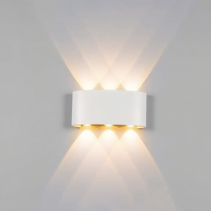 Outdoor walllight Triple white up & down 6 W IP54