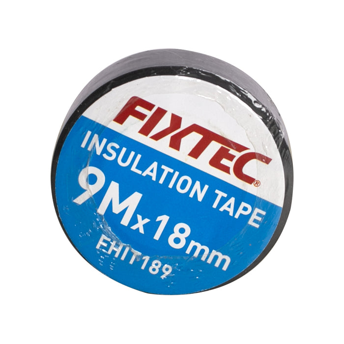 FixTec PVC InsulationTape L:9.15M.-W:18mm-Th: 0.19mm Blk.