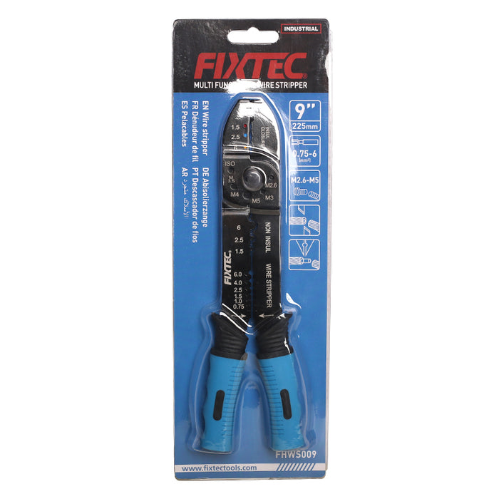 FixTec Multi Functional Crimping Tools Wire Stripper 9"