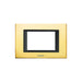 Panasonic Metal Plate 3 modules with mounting frame,  Gold - El Sewedy Shop