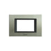 Panasonic Metal Plate 3 modules with mounting frame,  Grey - El Sewedy Shop